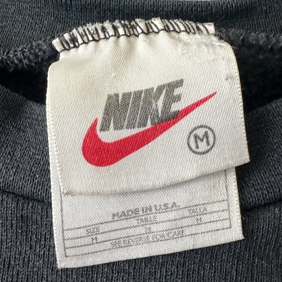 (SOLD) Nike Black Swoosh Crewneck - Picture 4 of 6
